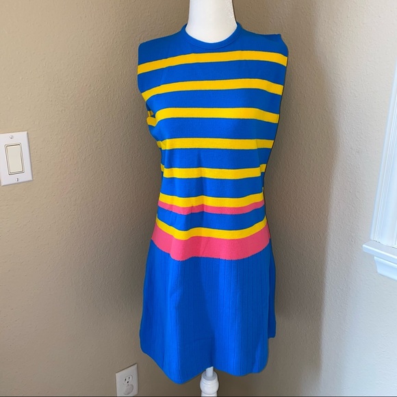 Vintage Dresses & Skirts - Vintage | 1970s Mini Bold Stripe Shift Dress